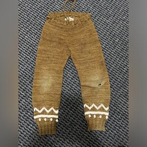 Misha & Puff Nutmeg Zig Zag Snowy Day Legging